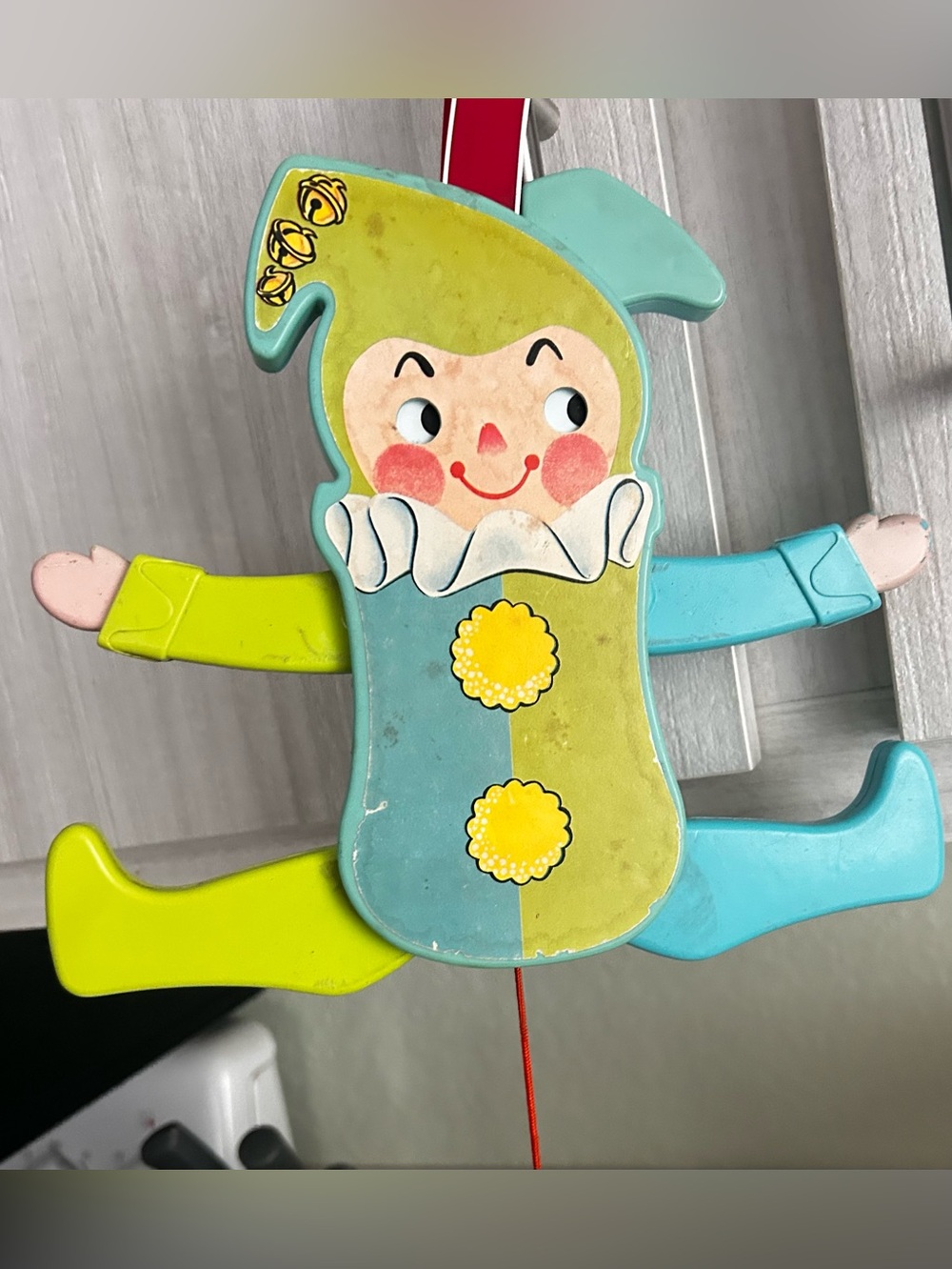 Vintage 1969 Fisher-Price Jolly Jumping Jack Toy